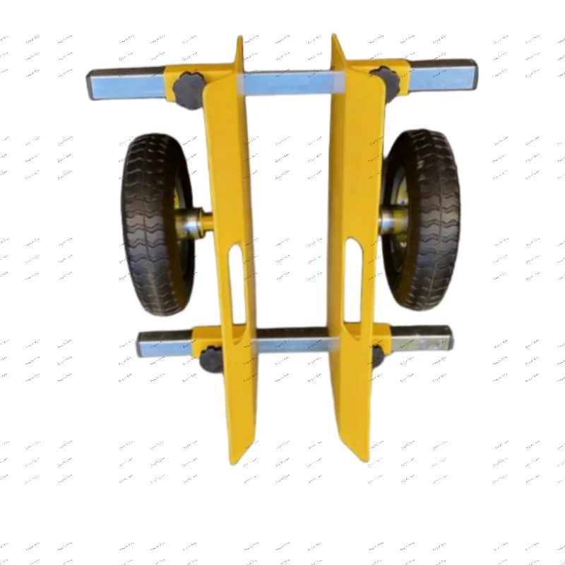 Panel Dolly Sturdy Practical Mute Mobility Drywall Mover for Fences Wooden Doors Drywall Sheet Material Handling Transporting