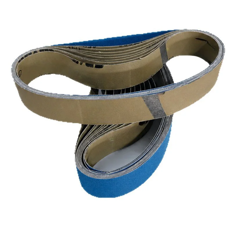 50mm Zirconia Alumina Sanding Belt 2100mm for Alloy Steel Stainless Steel Polishing Self Sharpening Abrasive Layer