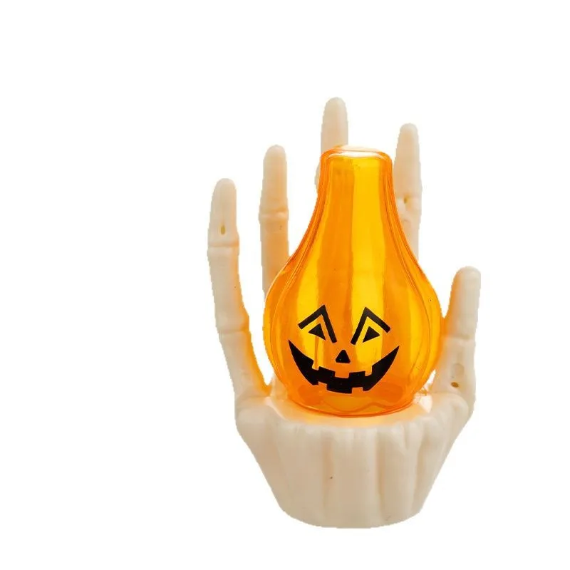 1–10 Stück Halloween-Party-Tischdekoration, Requisite, Kürbis-Licht, Geisterhand für Spukhaus-Szenen-Setup und Urlaubsatmosphäre
