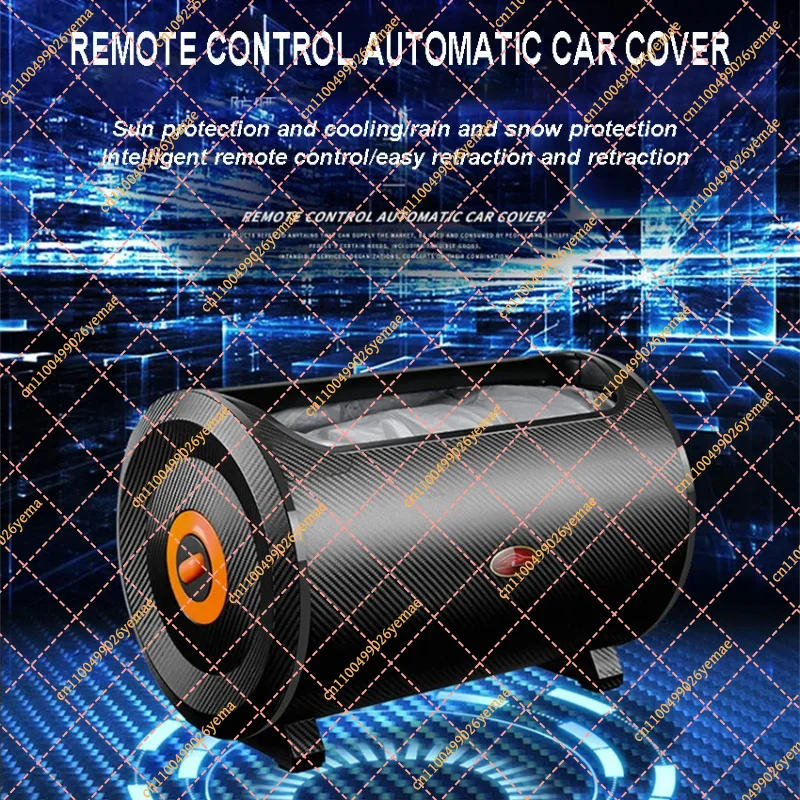 Automatic Car Cover, Remote Control Retractable Sun & Rain Shield