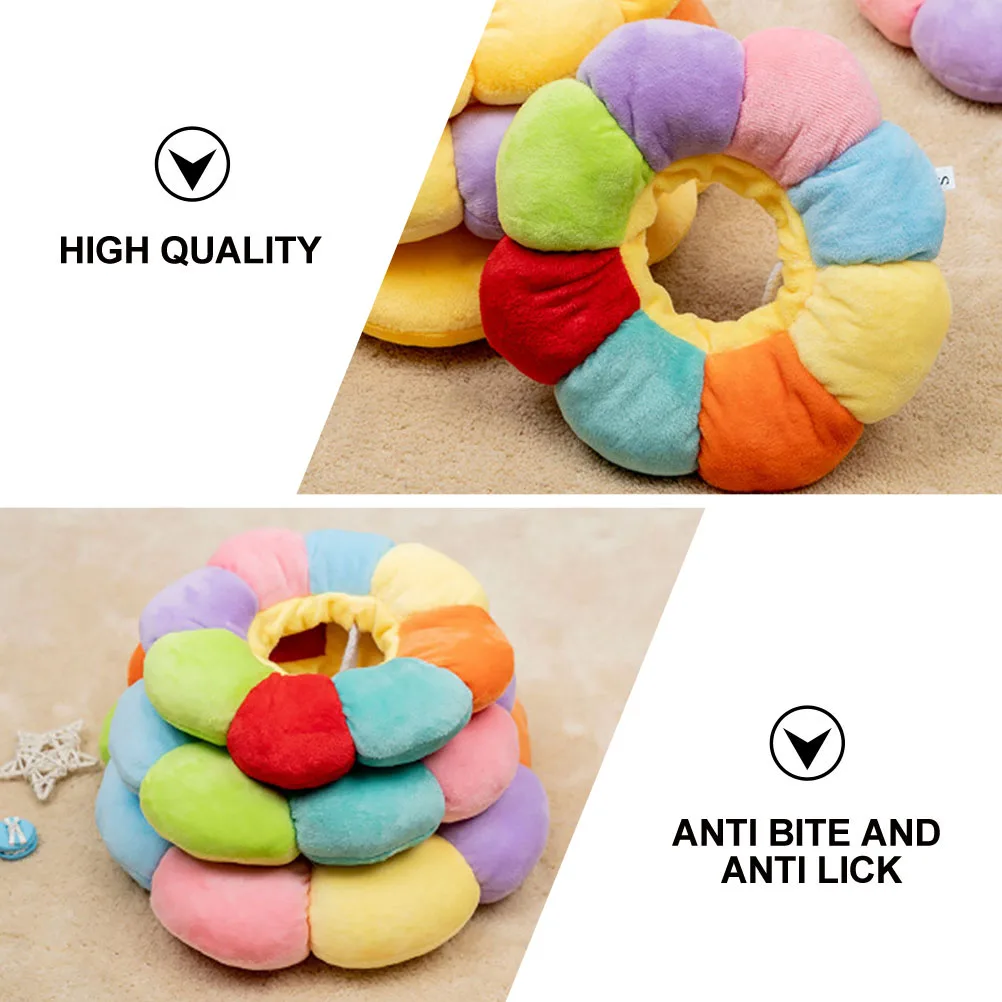 

Sunflower Cat Surgery Recovery Collar Dog Kitten Wound Healing Protective Cover Anti Lick Bite Scratching Neck Cone