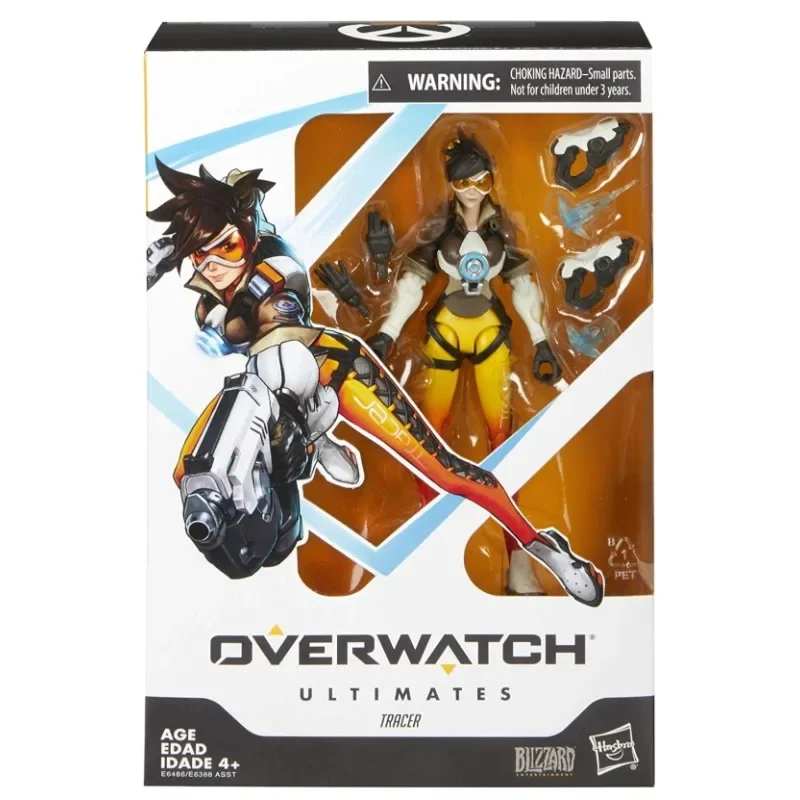 Hasbro Overwatch Tracer Action Figure Reaper Sombra Tracer Genji Shimada Hanzo Cole Cassidy Lucio Model Toy Halloween Gifts