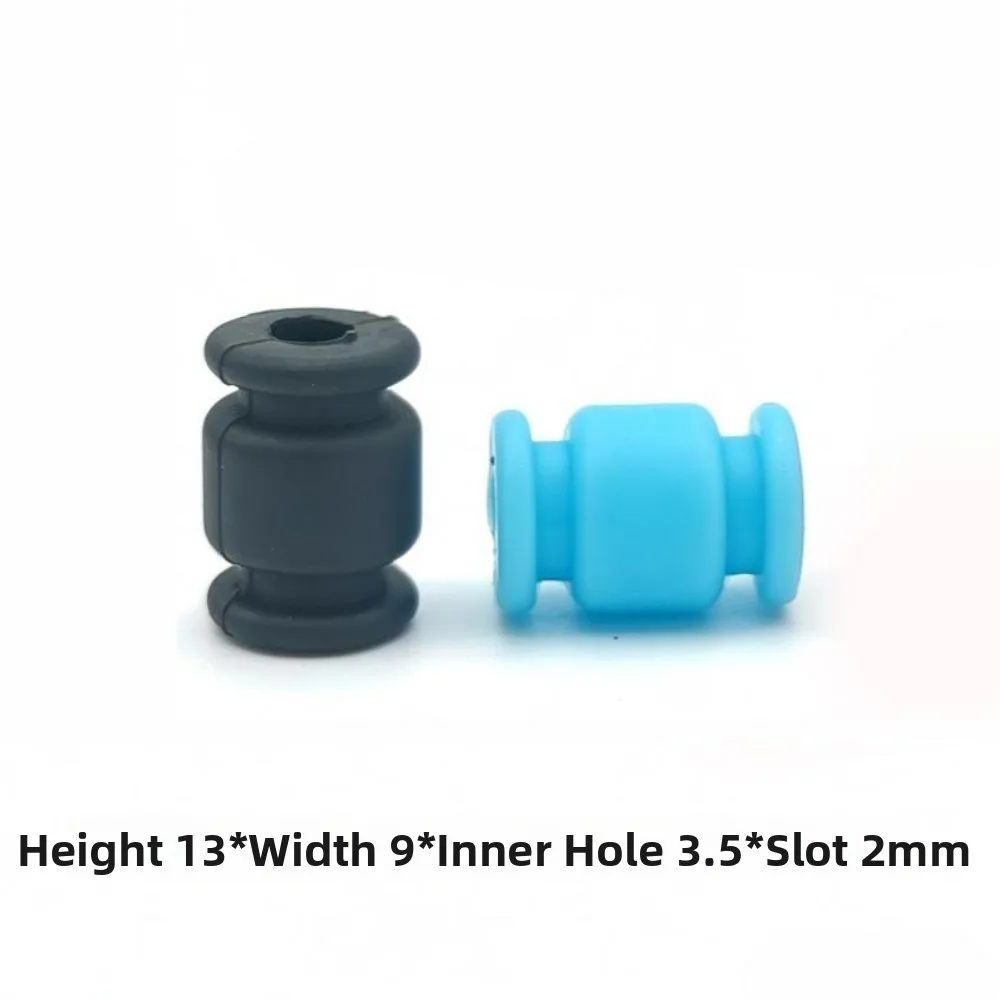20PCS 13x9x3.5mm Anti-vibration Rubber Shock Stability Reduce Noise Silicone gel Absorber ball 3 Colors