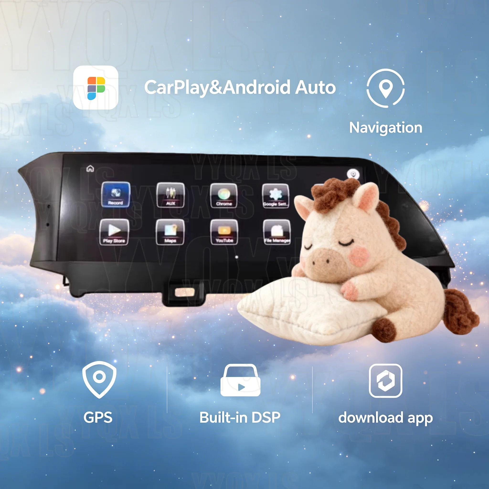 Android 14 For Alfa Romeo Giulia Stelvio 2016-2021 Car Radio Automobile Multimedia CarPlay Auto Bluetooth GPS Navigation Stereo