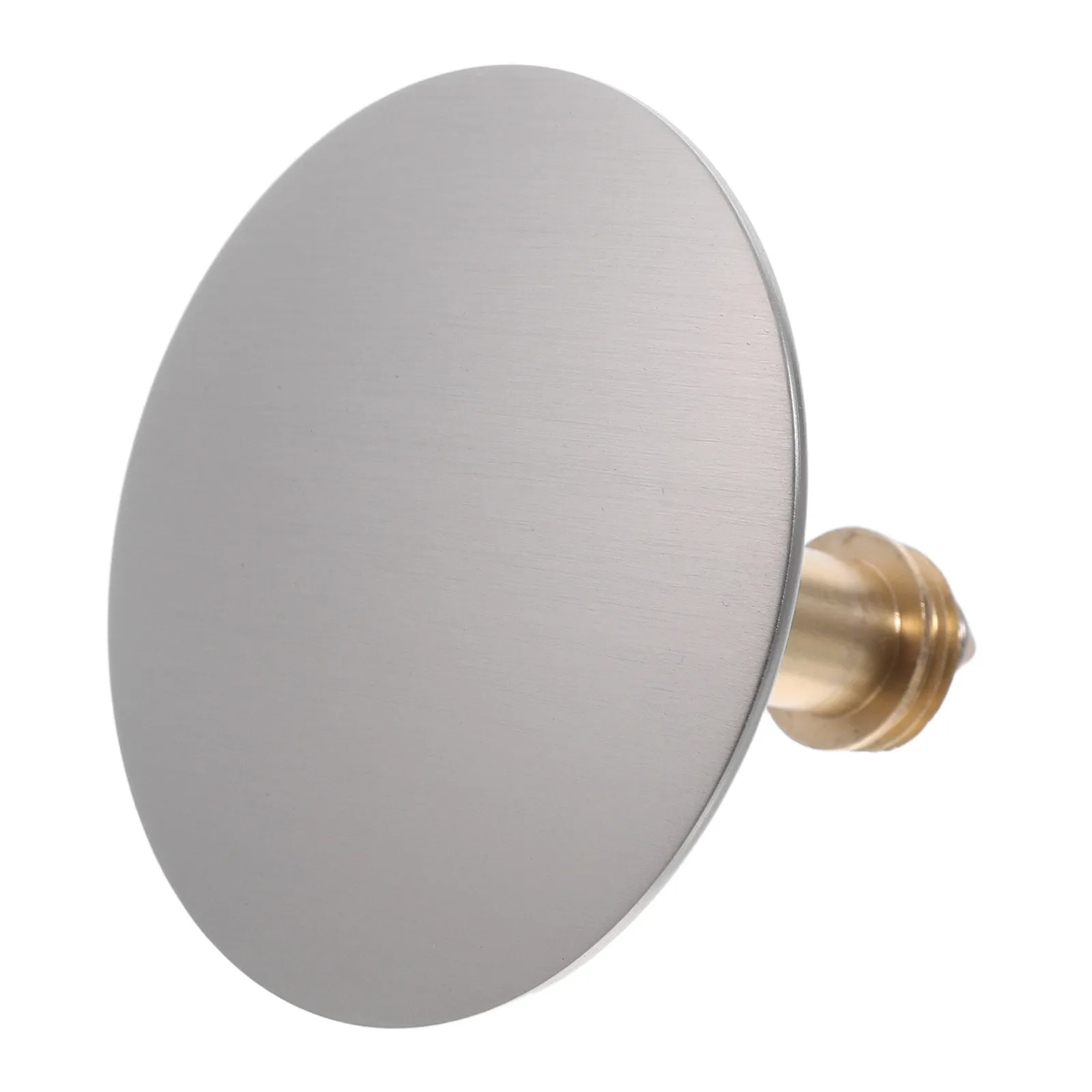 Copper Pop Up Click Clack Bathtub Drain Stopper Push Button Leakproof Metal Sink Plug Tub Basin 66Mm Bathroom Drain