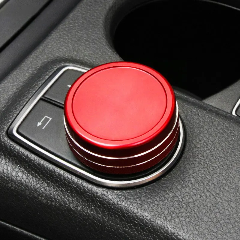 

For Mercedes Benz SLC R172 SLC300 Car Steering Wheel Air Conditioner Vent Outlet Frame Button Trim Cover Interior Modification