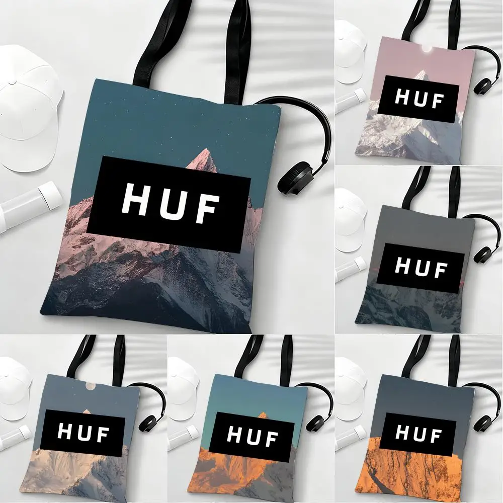 

Fashion Trend H-HUFSF Storage Bags Lightweight Eco Friendly Fashionable Multi Purpose Large Capacity Canvas Shoulder Tote