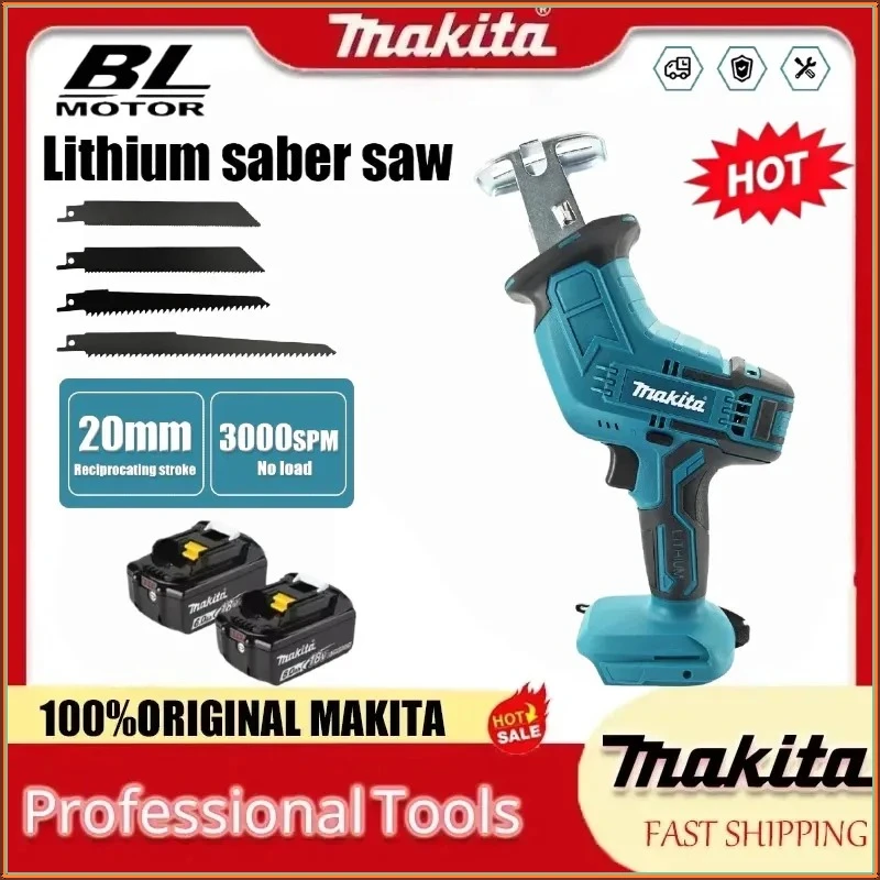 

Makita Cordless Electric Reciprocating Saw Wood Metal Cutting Saw Lithium Battery Saber Saw Portable Saw For 18V Battery