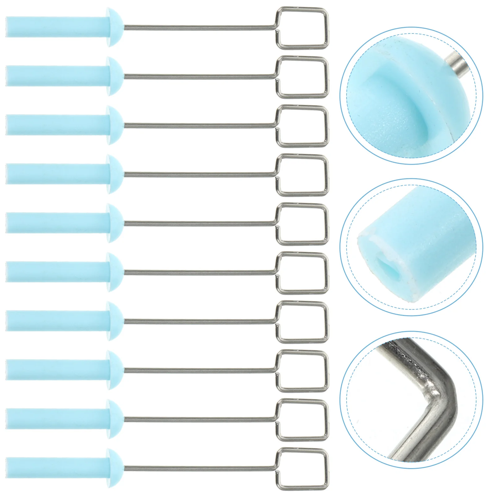 

20 Pcs Spiral Head of Agitator Artist Pigment Mixer Blending Hair Coloring Pigments Mixing Tool