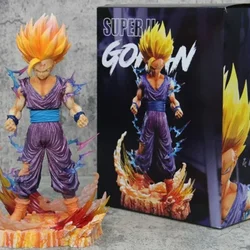 25cm Dragon Ball Z Anime Figure Son Gohan Action Figurine Super Saiyan 2 Cell Game giocattoli per bambini Decoartion Son Goku regalo gratuito