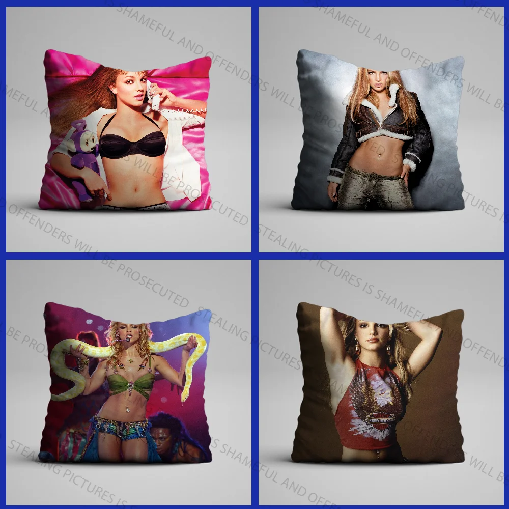 Singer B-Britneys S-Spears Pillow Case Pillowcase Home Sofa Cushions Car Cushions Office Pillow