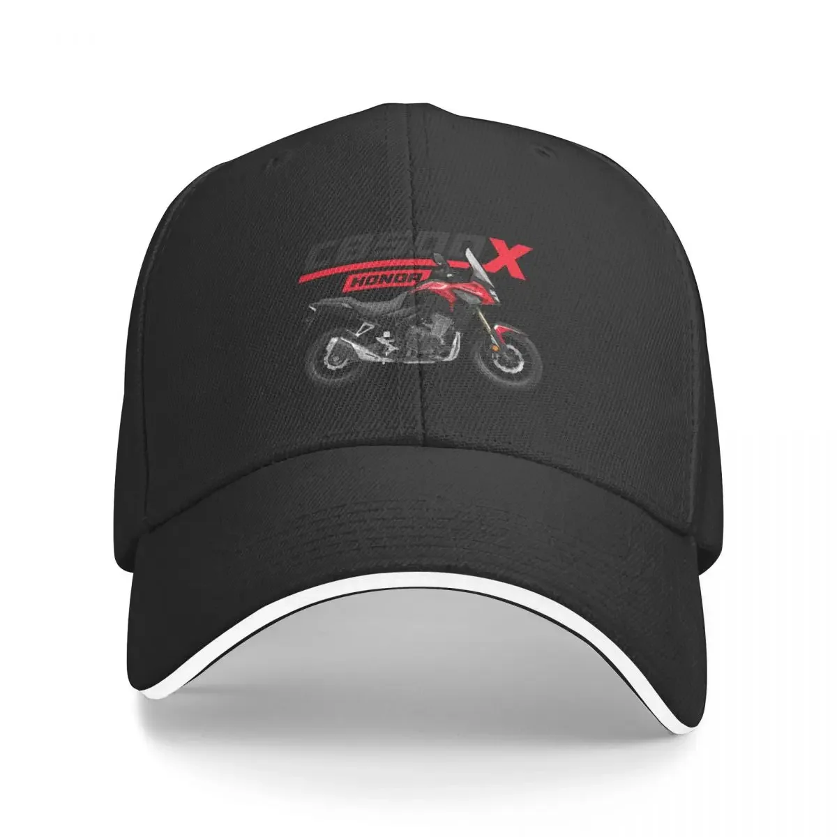 Cb500x-merah topi bisbol topi Golf pria wanita, topi pantai ulang tahun elegan