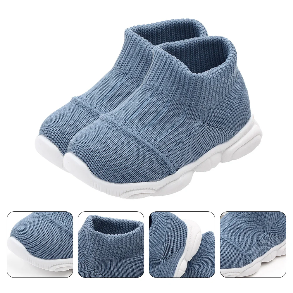 1 زوج المضادة للانزلاق الطفل Prewalkers حذاء مريح للتنفس تصميم فريد آمن للرضع طفل Prewalker المضادة للانزلاق الأحذية