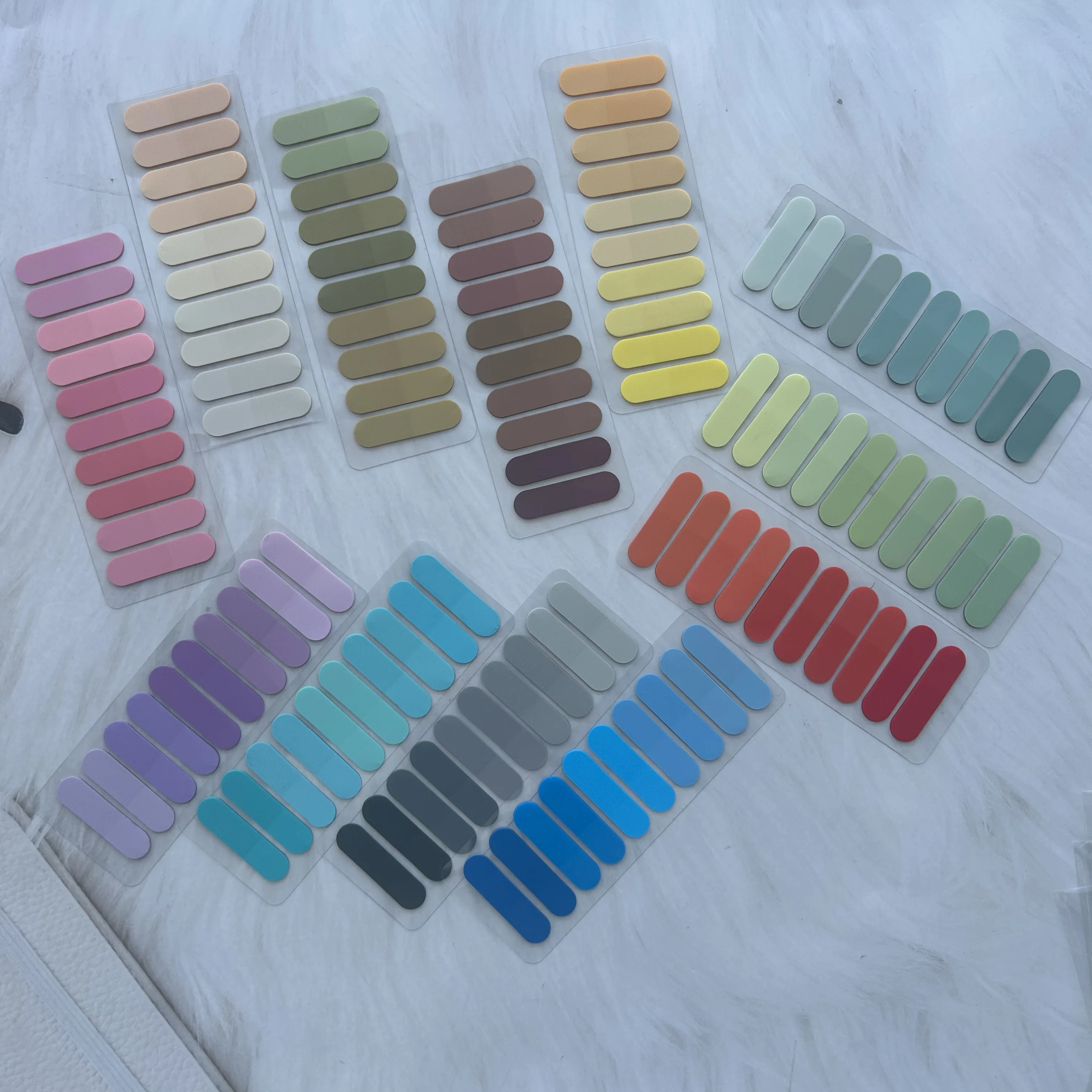200 Sheets Transparent Sticky Notes Self-Adhesive Annotation Books Notepad BookmarksTabs Memo Posted It Pad Index Stationery