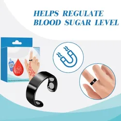 Blood Sugar Controls Ring Diabetes Monitor Blood Sugar Balance Magnetic Therapy Improve Sleep Soreness Relief Lymphatic Drainage