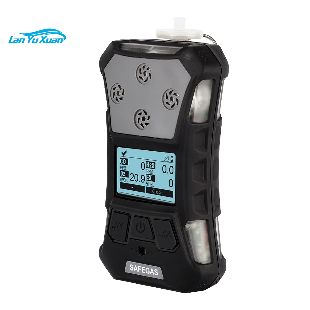 Iecex Atex Gecertificeerd Handheld 5 In 1 Multigaslekdetector Voor Kolenmijnen H 2S Co Co2 O2 Lel Gasmeter
