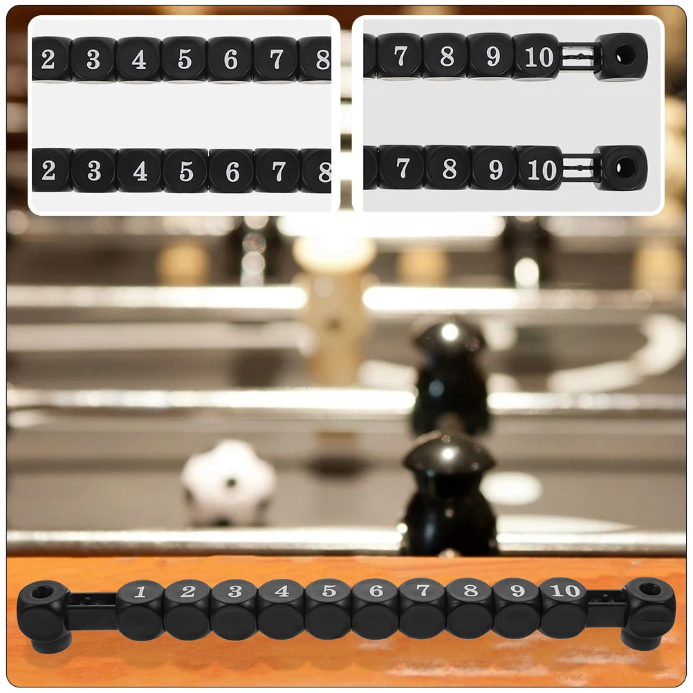 

4 шт. прочные индикаторы очков для футбольных столов, пластиковые блоки очков для настольных игр, простая установка