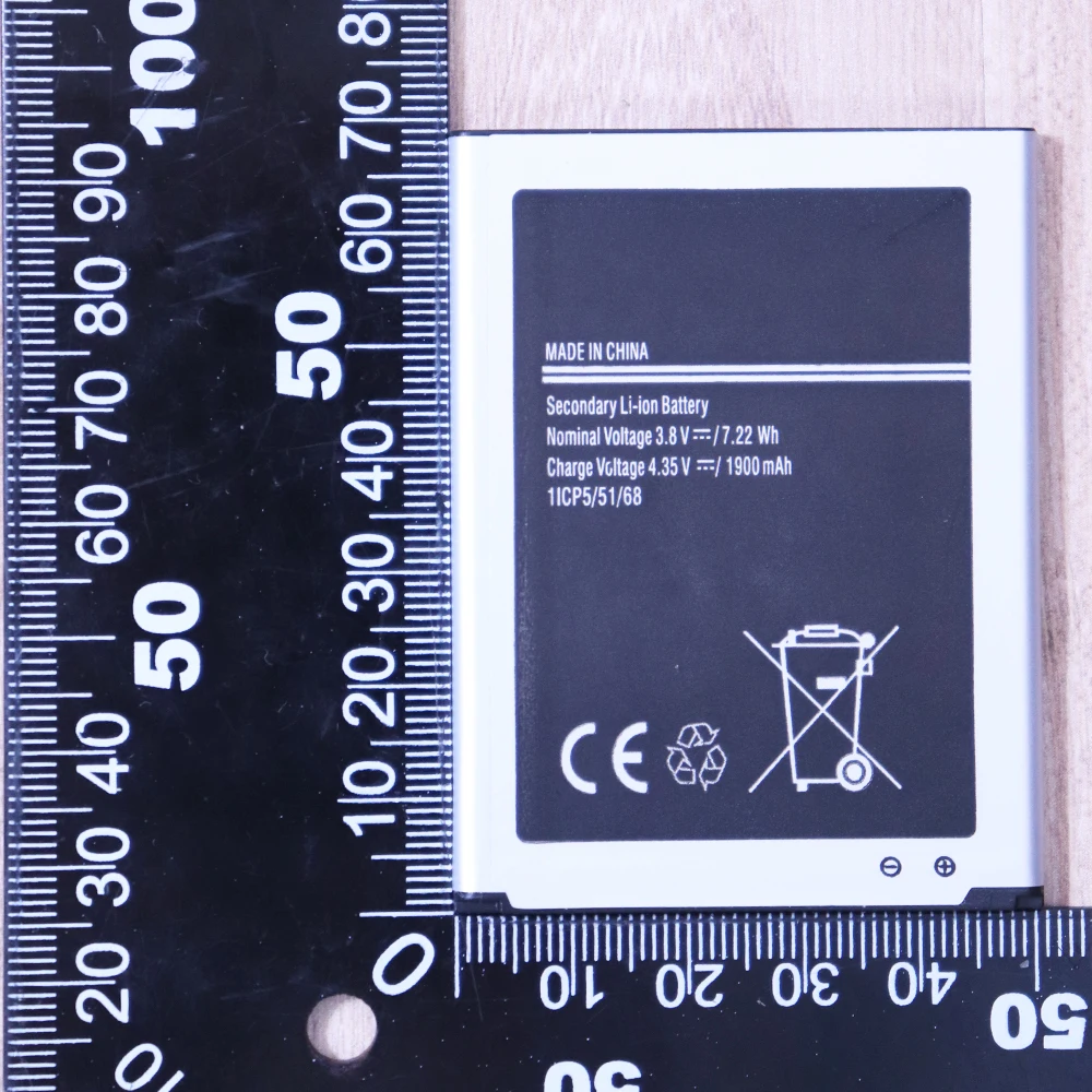 Аккумулятор для телефона, 2p 5p 10p, 1900 мАч, для Samsung Galaxy J1 Ace J110 J110FM J110H I9192 I9190 I9198