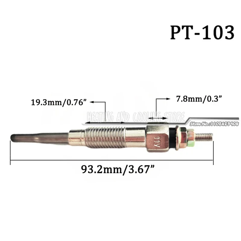 4Pcs PT103 Heater Glow Plug 19850-54030 19850-78200-71 For Toyota Hilux Hiace Land Cruiser 1DZ,3Z,15Z Diesel Engine 5FD 6FD 7FD