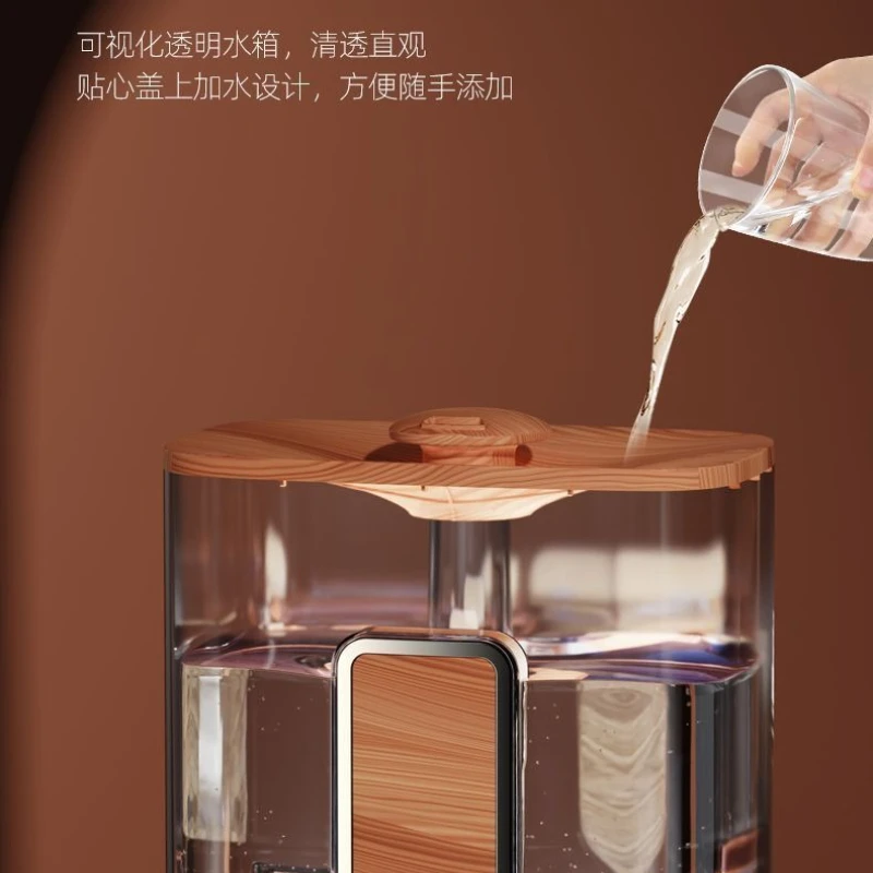 مرطب هادئ لغرفة النوم: سعة كبيرة، رذاذ عالي، منقي للهواء، آمن للأطفال/الحمل (مدمج)