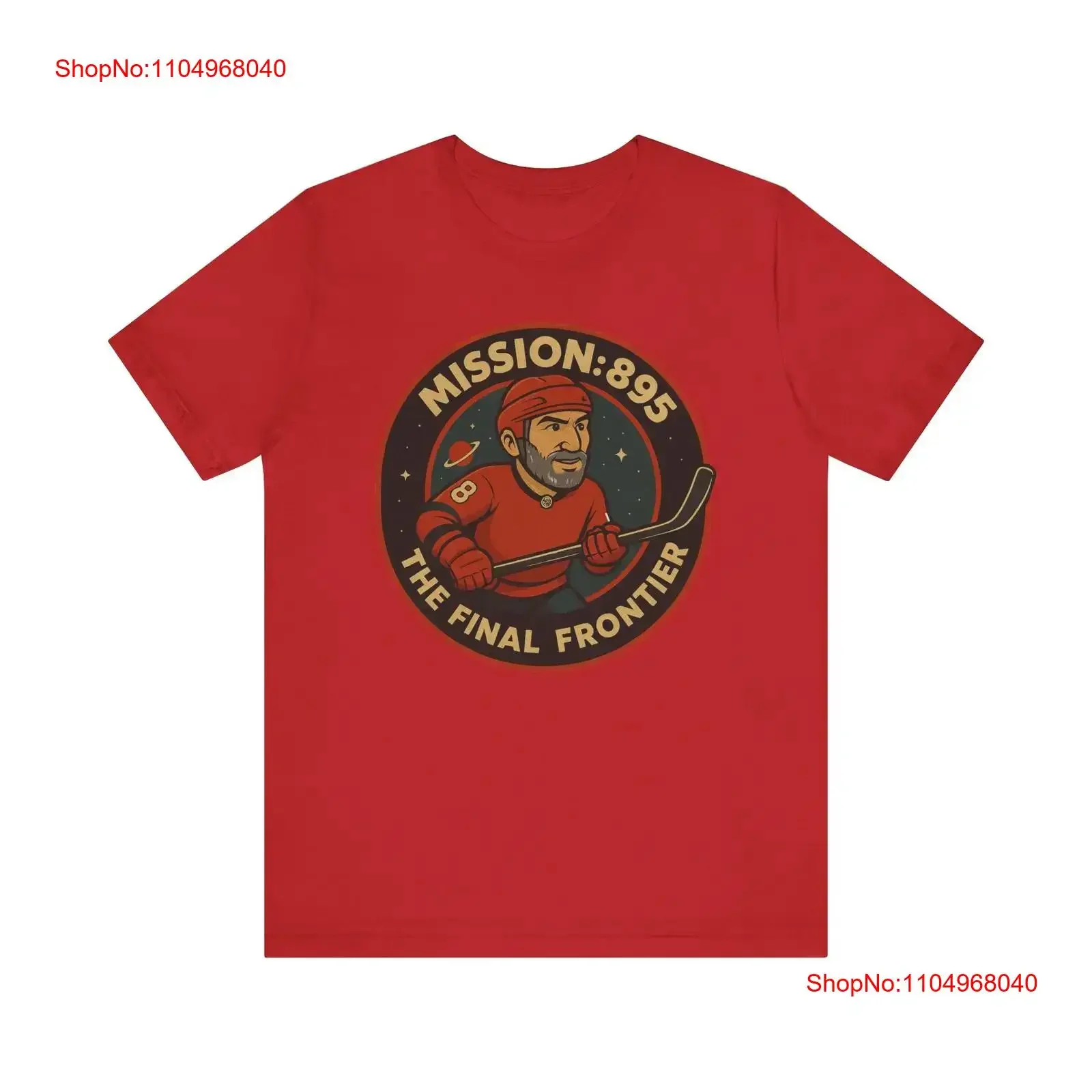 Camiseta Ovi Mission 895 para fanáticos de los Caps, con diseño de Gretzky persiguiendo el récord de goles, manga larga o corta, estilo vintage, lavada, transpirable, suave, estilo urbano.