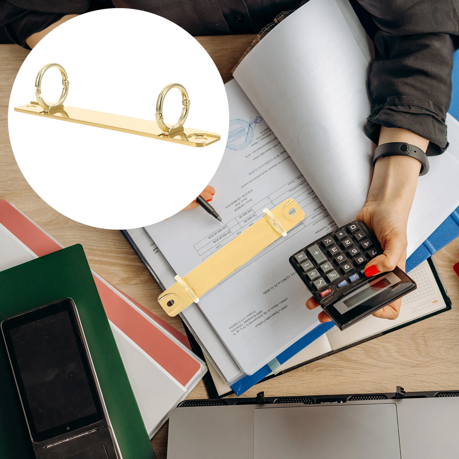 1 قطعة 2-حلقة الموثق آلية معدنية فضفاضة ورقة دفتر Diy بها بنفسك استبدال العمود الفقري السحابة لمجلة مخطط سجل القصاصات القرطاسية