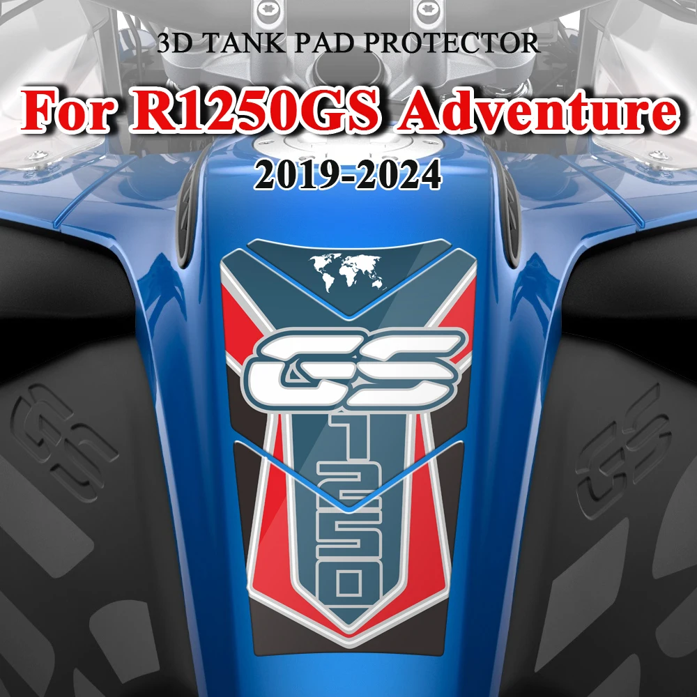 Do BMW R1250GS ADV R1250 1250GS R 1250 GS Adventure 2019-2023 2024 Naklejki na zbiornik motocykla Naklejki ochronne 3D Naklejki Akcesoria