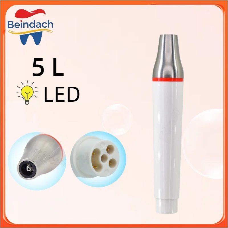 

Ультразвуковой пьезоскалер для стоматологии, 1 шт., с LED-подсветкой 5L, совместимый с рукоятками ультразвуковых скалеров WOODPECKER и EMS