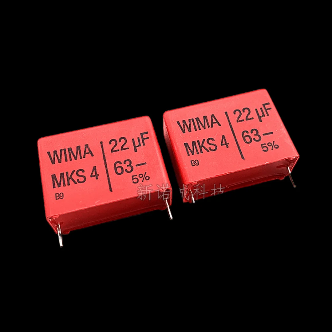 5 Stück/63 V 226 63 V 22 UF MKS4 Fußabstand 27,5 mm Fieber polloser Kondensator
