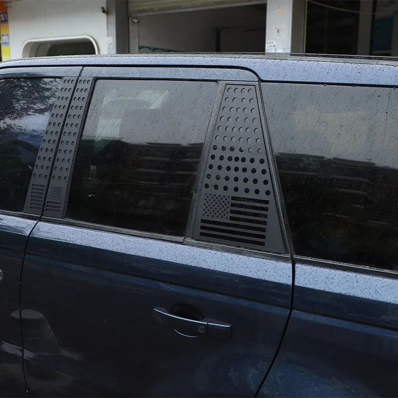 

Для Range Rover Sport 2005-2013 алюминиевый сплав автомобильная центральная стойка заднего окна сотовая накладка на панель наклейка автомобильные аксессуары