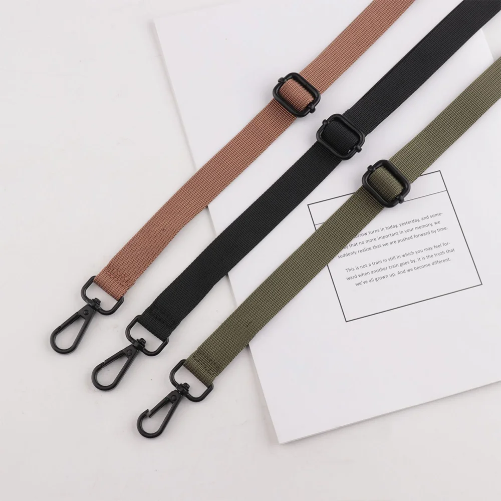 

Nylon Shoulder Strap Diy Exquisite Solid Color Frosted Buckle Universal Fashion Durable Precision Braided Diagonal Shoulder