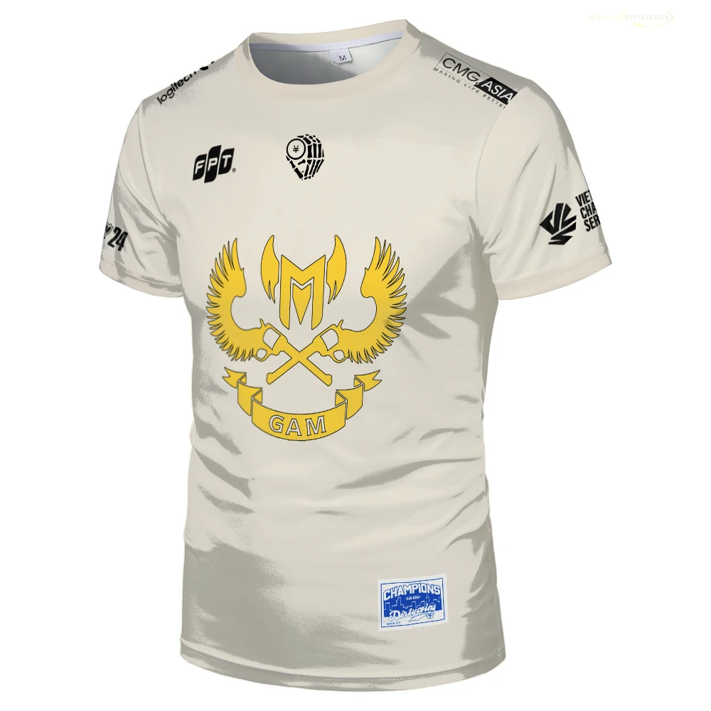 2024 New GAM E-sports Club World Finals Jersey T-Shirt League Of Legends VCS Team Uniform Tops Levi Fans Support Jersey T Shirt