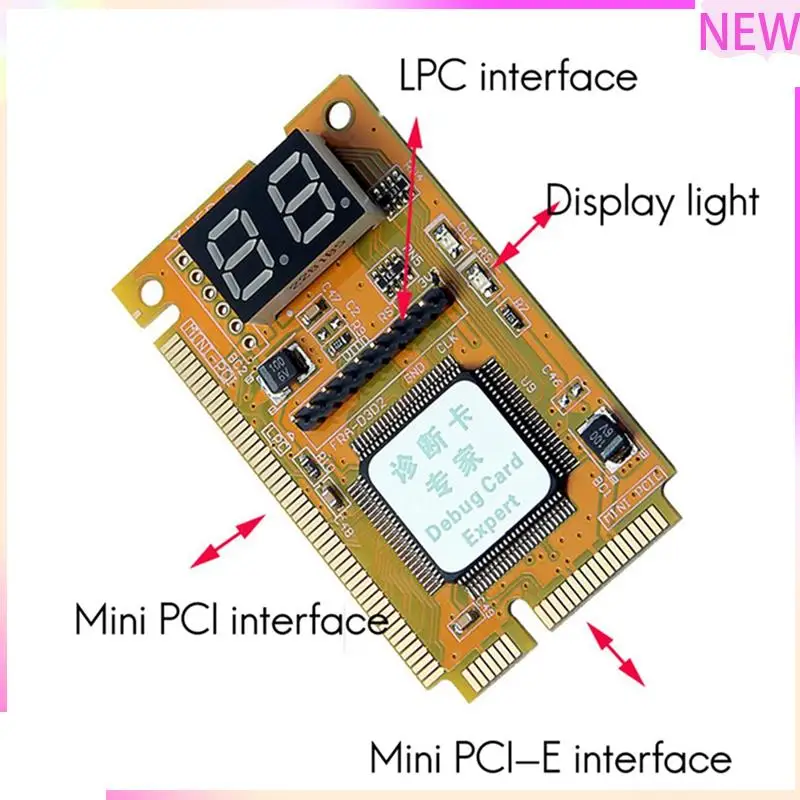 

B27B Motherboard Analyzer Tester Expert Mini Debug Card PCI PCI-E LPC PC Diagnostic Card USB Post Card