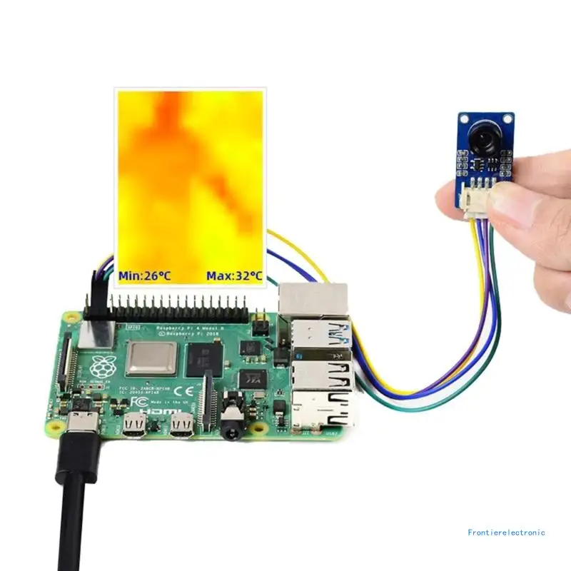 Array Thermal Imaging Camera Module for RPi High Accuracy Non Contact Object Temperature Detection Camera Module DropShipping