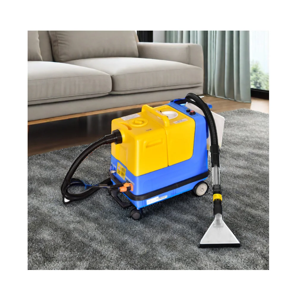 GR-10 Carpet Cleaning Machine with Cold Water Steam Suction Brushing for Sofa Furniture Carpet Cleaning with Telescopic Mop