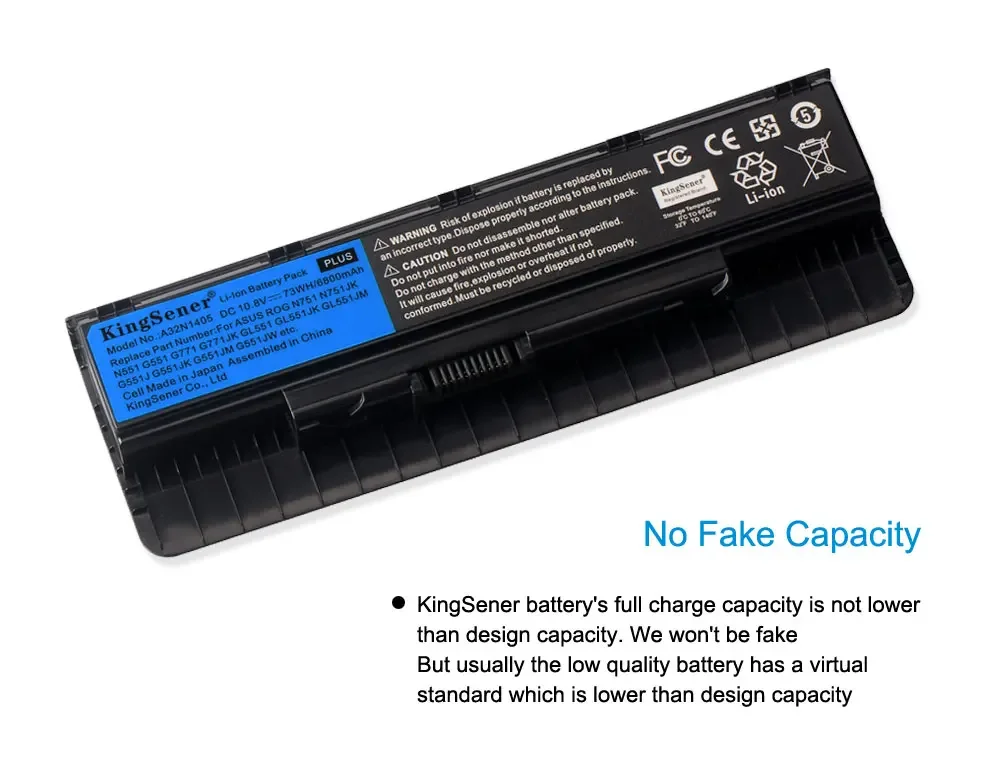 A32N1405 Laptop Battery    N551 N751 N751JK G551 G771 G771JK GL551 GL551JK GL551JM G551J G551JK G551M G551JW