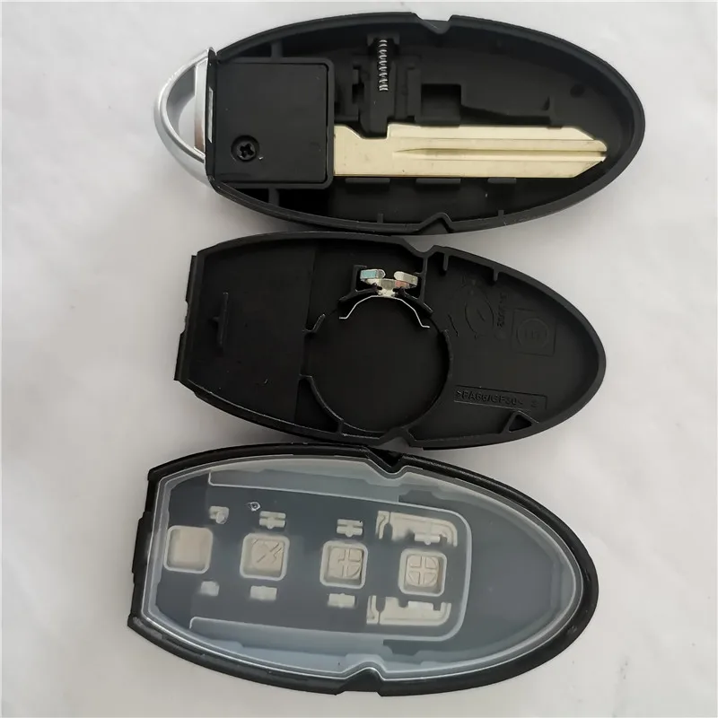3 pçs 4 botão inteligente remoto chave escudo para nissan altima maxima sentra sylphy tiida qashqai livina ensolarado chave caso substituição