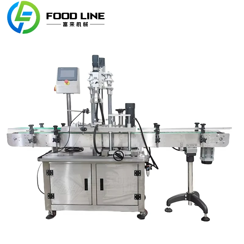 乳化液・ペースト状液体・果物・醤油工場向け全自動キャッピングマシン - 食品木製モーターポンプ（工場カスタマイズ対応）