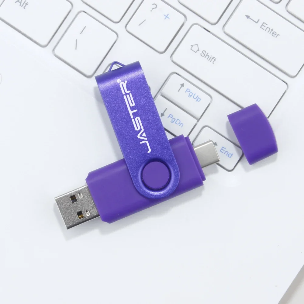 Фиолетовый USB-накопитель TYPE-C, 64 ГБ, бесплатный брелок-ручка, 32 ГБ, бесплатный индивидуальный логотип, USB-флеш-накопитель, 16 ГБ, креативные бизнес-подарки, Pendrive