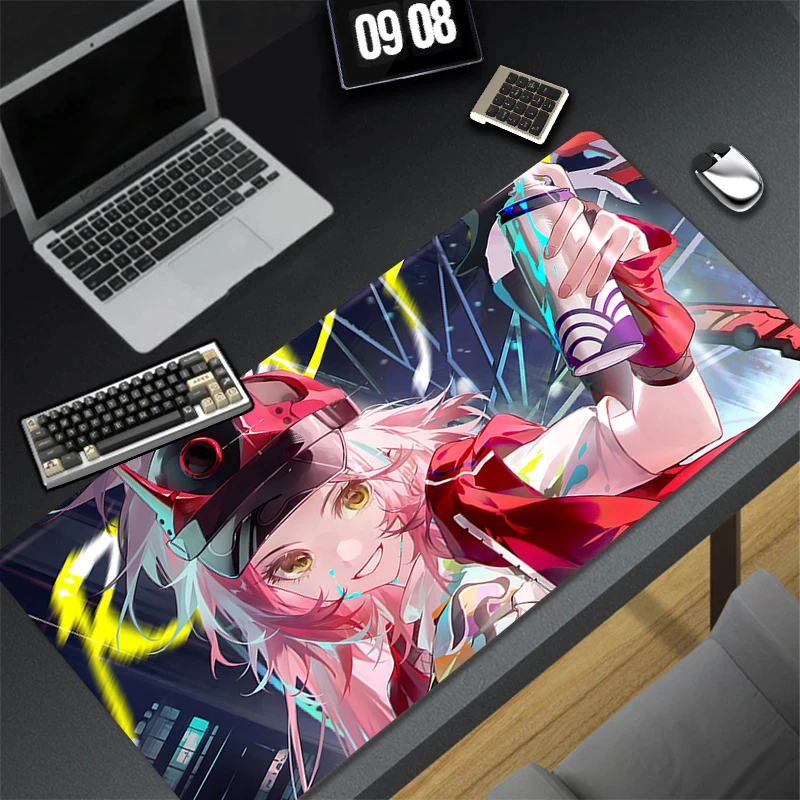 

Mouse Pad XXL Extended Desk Mat Office PC Rappa Honkai Star Rail Soft Keyboard Rug Laptop Anime Girl Gaming Accessories Mousepad