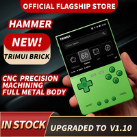TRIMUI BRICK Hammer Retro Handheld Game Console 3.2'' IPS Screen CNC-Machined Metal Translucent shoulder buttons as a gift