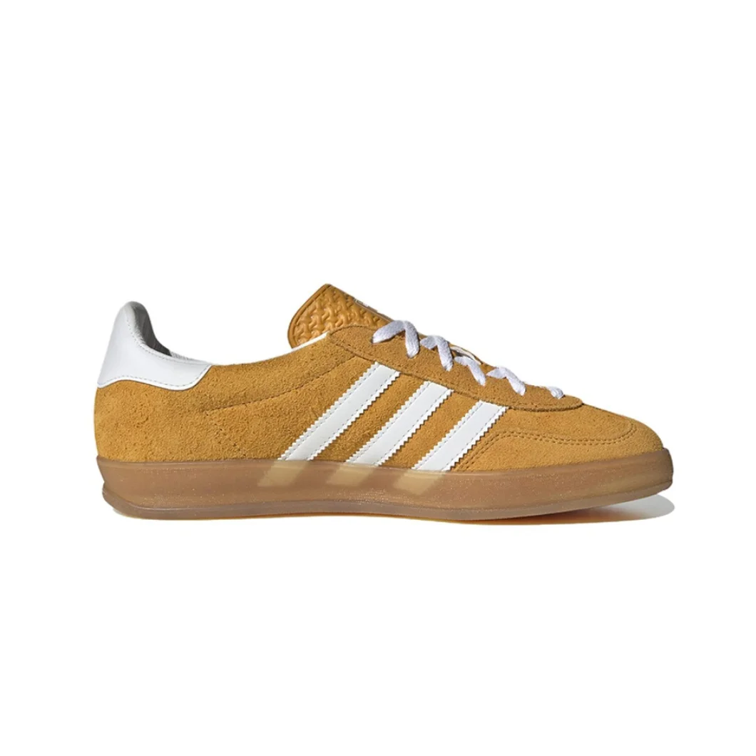 adidas originals Gazelle indoor wear-resistant lightweight low-top boardshorts men's and women's yellow