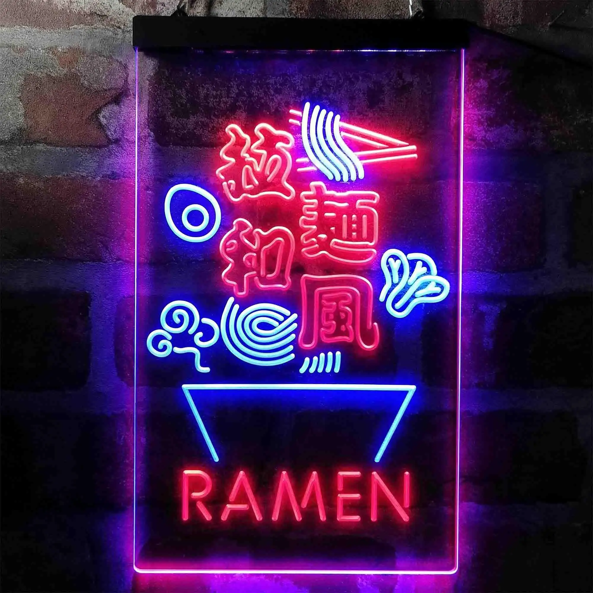 

Двухцветная светодиодная неоновая вывеска в японском стиле Ramen Bowl st6-i3970