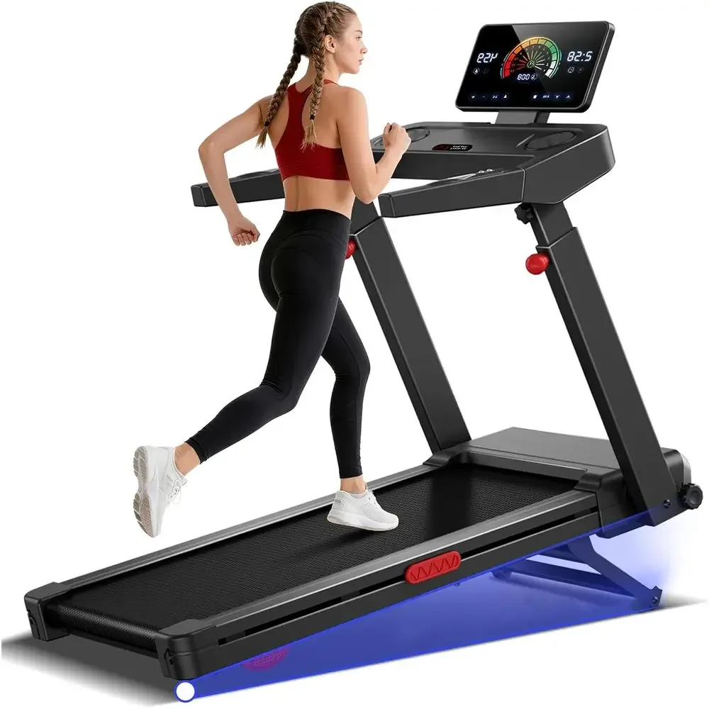 Portable Home Treadmill with 20% Auto Incline, 400lb Capacity, 3.5HP Motor, 42.5x16.2 Running Surface