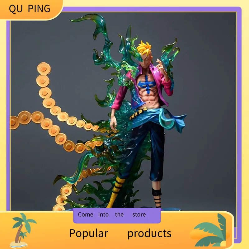 Figurine One Piece Iu Resonance Undead Bird Marko White Bearded Pirates GK, modèle artisanal, ornement, cadeau