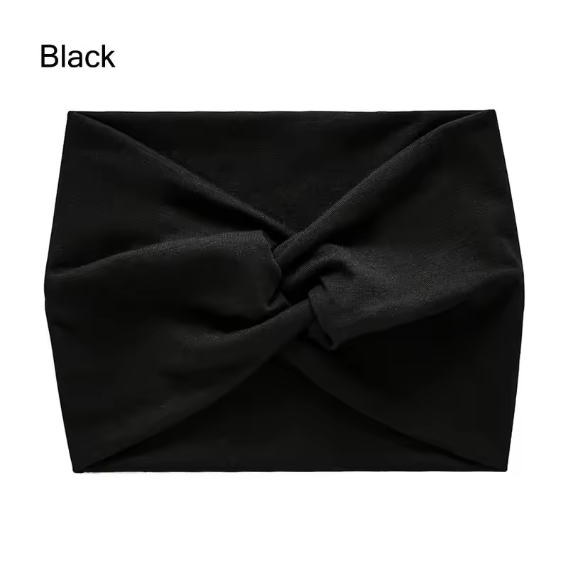 Hair Accessories Twisted Extra Large Thick Wide Headbands Turban Workout Headband Head Wraps for Women - Image 7