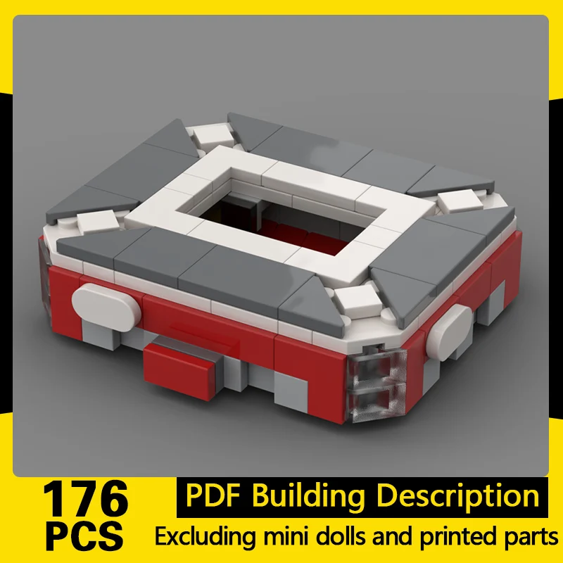 

City Street View Model MOC Building Bricks Modern Football Stadium Modular Technology Gifts Holiday Assemble Children Toys Suit