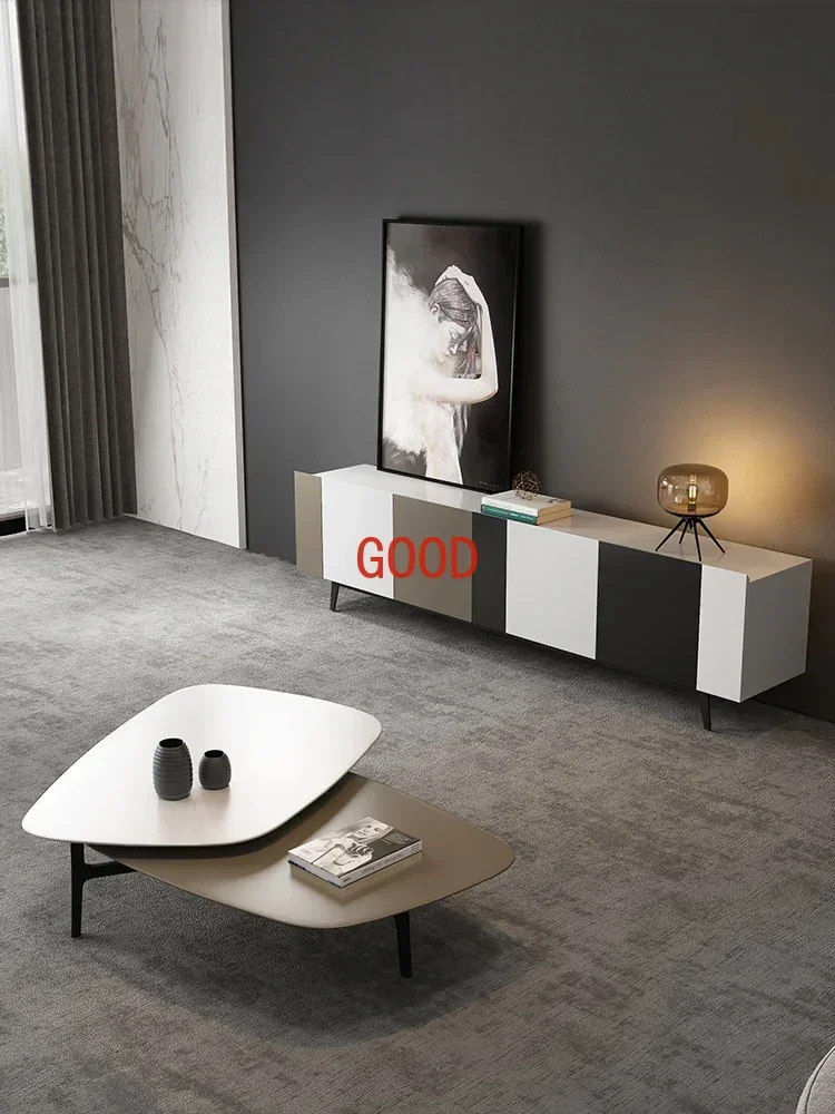 Small Coffee Table Simple Modern Creative Personality Special-Shaped Living Room Light Luxury Small Table