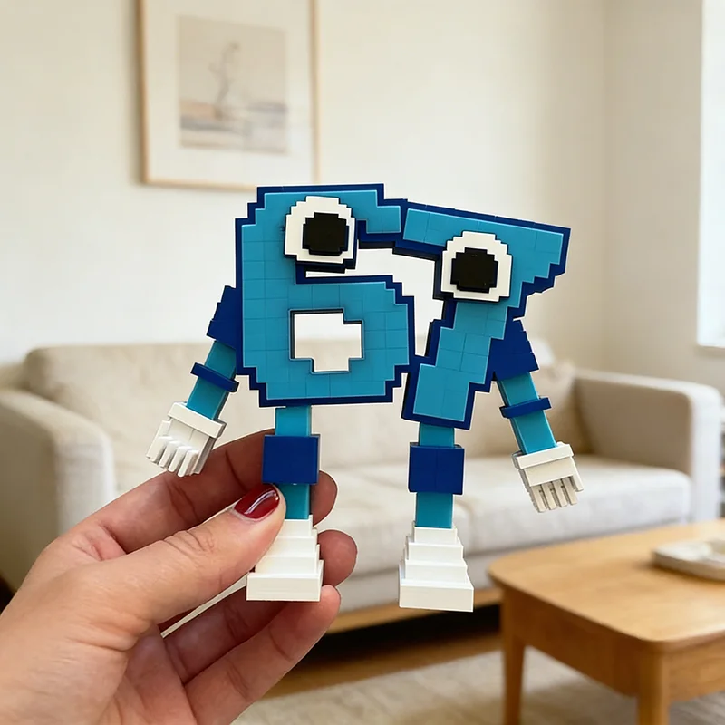 Steal A Brainrot 3D Printed 67 Brainrot Figure Miniature Desktop Home Decor Birthday Party Surprise Gift