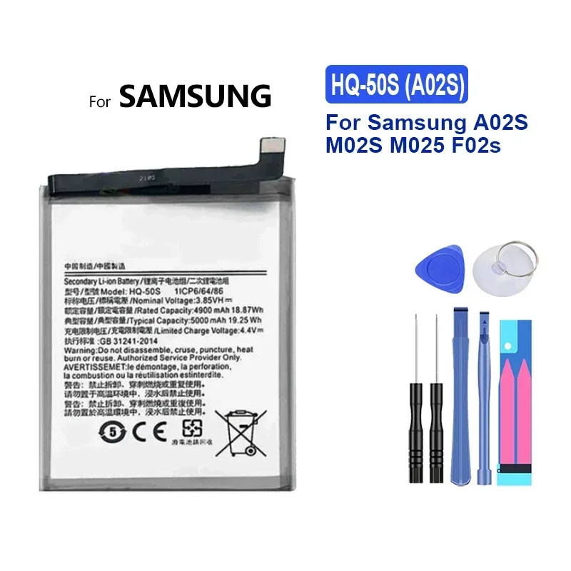 Mobile Phone Batteries 5000mAh  HQ-50SD HQ-50S For Samsung Galaxy A03 A03S A02S M02S M025 F02s Rechargeable Portable Battery